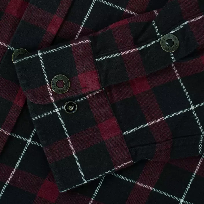 Westborn flannel shirt, Bordeaux/Black, large image number 6