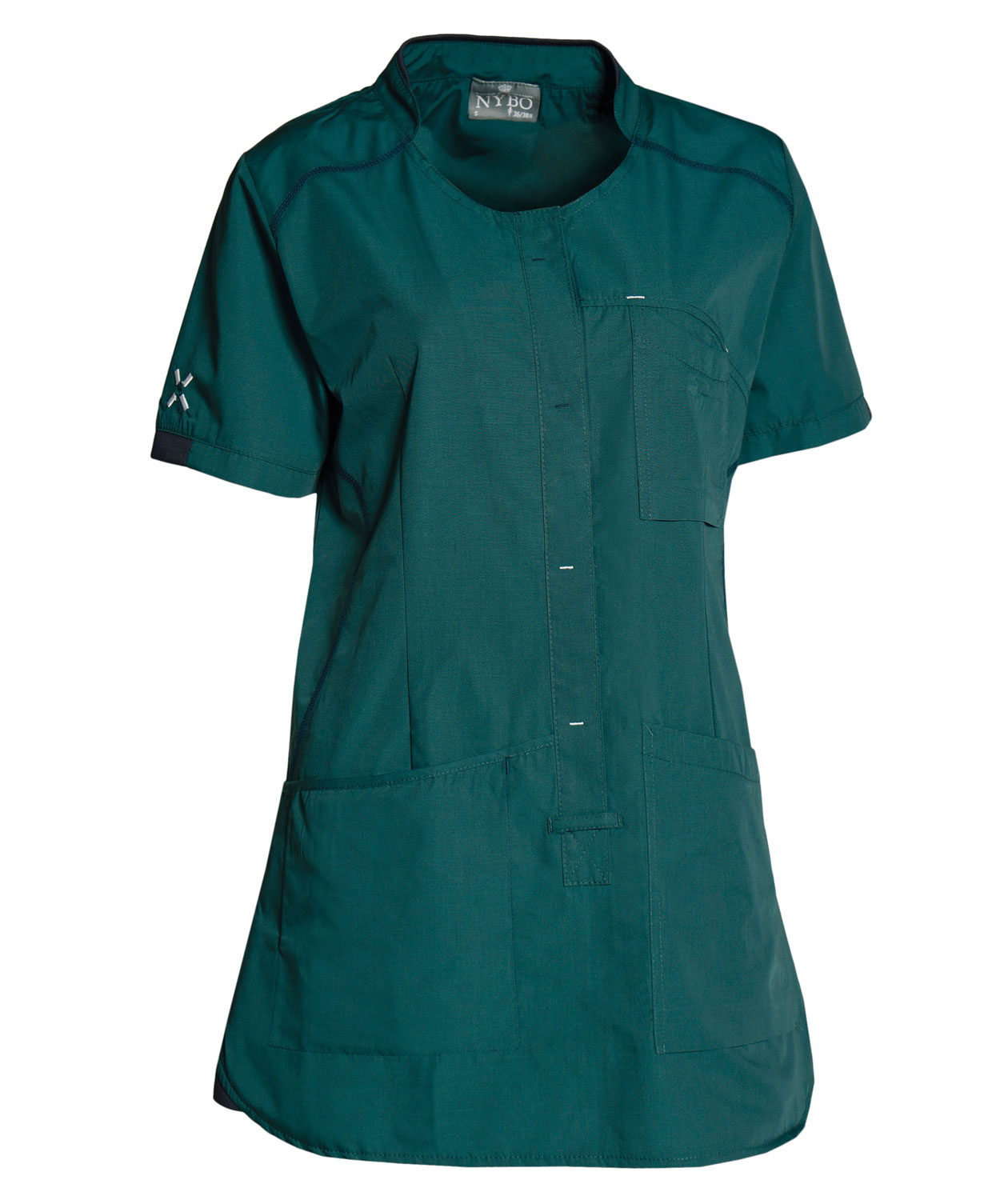 Nybo Workwear Sporty dame busseronne, M&oslash;rkegr&oslash;n, M&oslash;rkegr&oslash;n, swatch