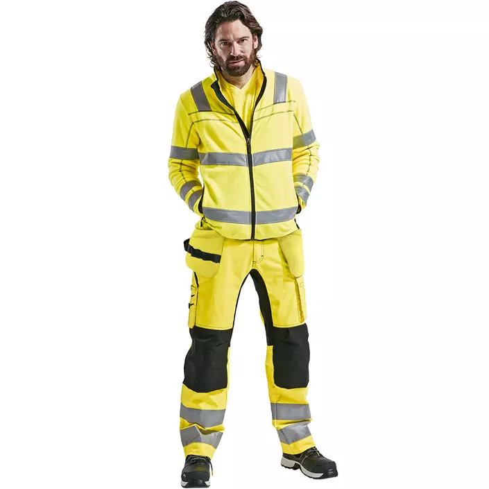 Blåkläder microfleece jacket, Hi-Vis Yellow, large image number 1