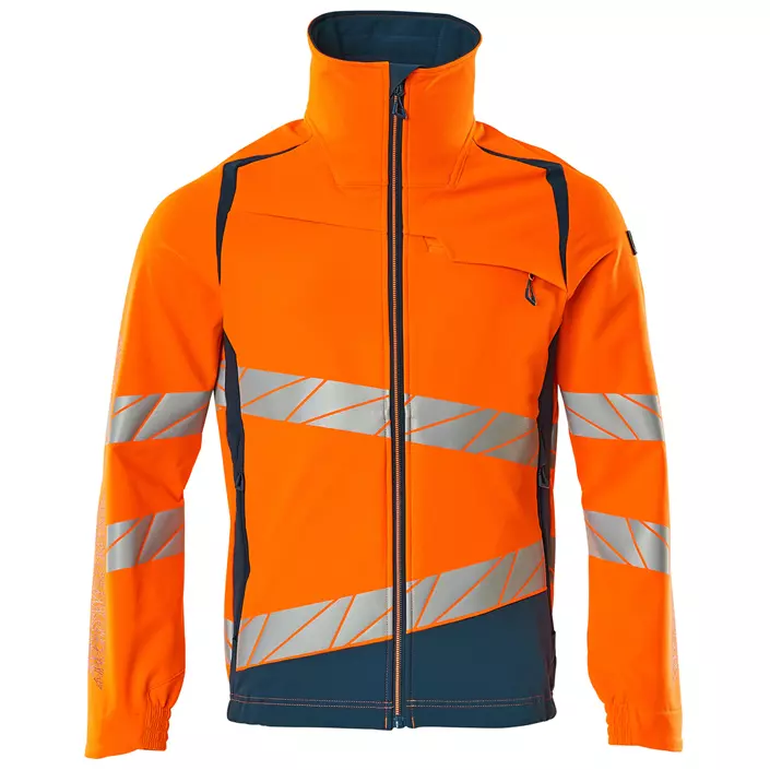 Mascot Accelerate Safe jacka full stretch, Varsel Orange/Mörk Petroleum, large image number 0