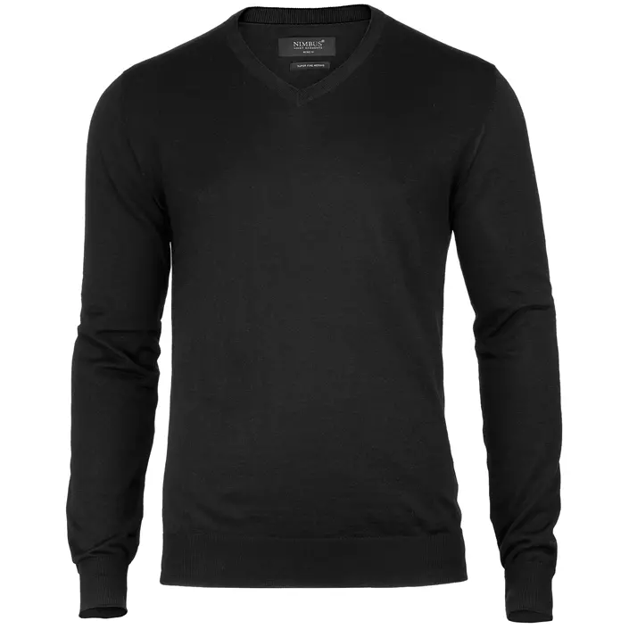 Nimbus Ashbury stickad tröja med merinoull, Svart, large image number 0