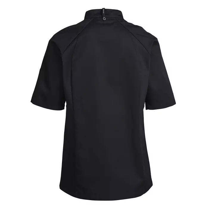 Kentaur short-sleeved women’s chefs-/waiters jacket, Black, large image number 1