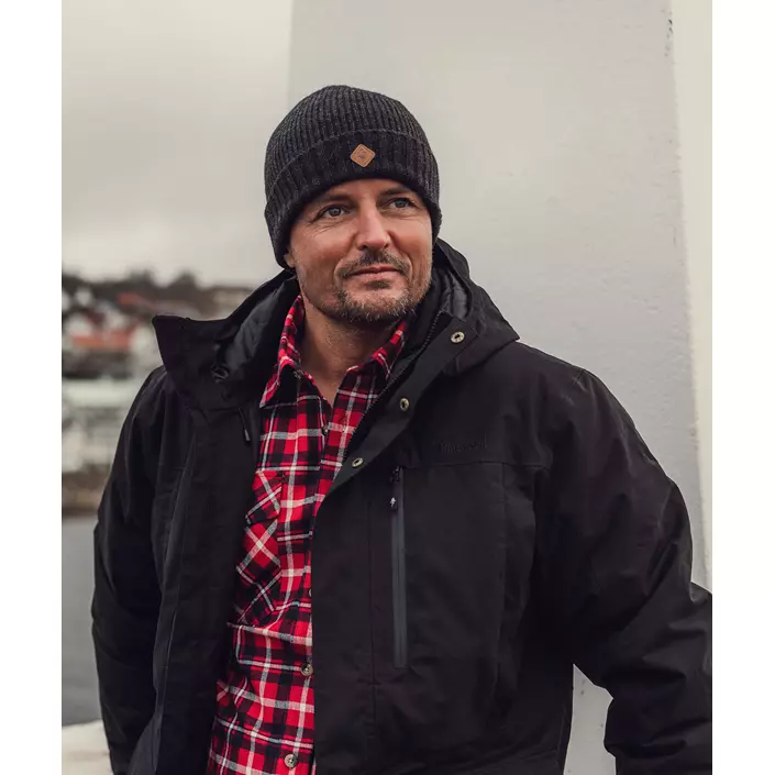 Pinewood Härjedalen regular fit flannel skovmandsskjorte, Rød/Navy, large image number 1