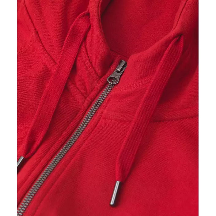 ID Damen Kapuzensweatshirt mit Reißverschluss, Rot, large image number 3