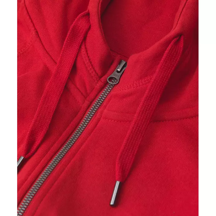 ID women's hoodie with full zipper, Red, large image number 3