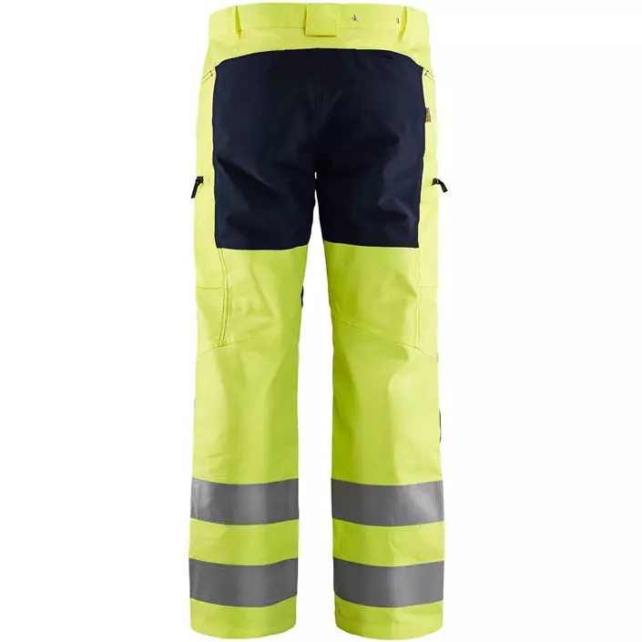 Blåkläder arbejdsbukser, Hi-vis Gul/Sort, large image number 1