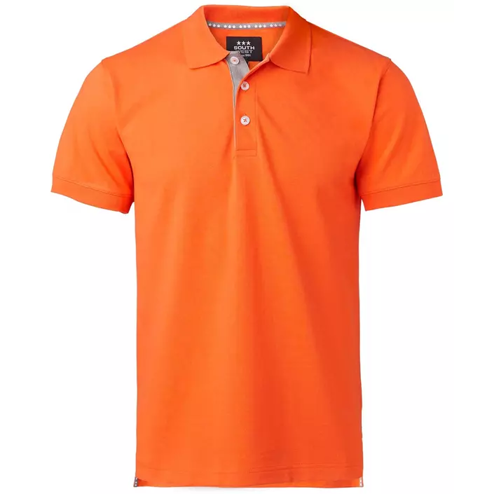 South West Morris polo T-shirt, Orange, large image number 0