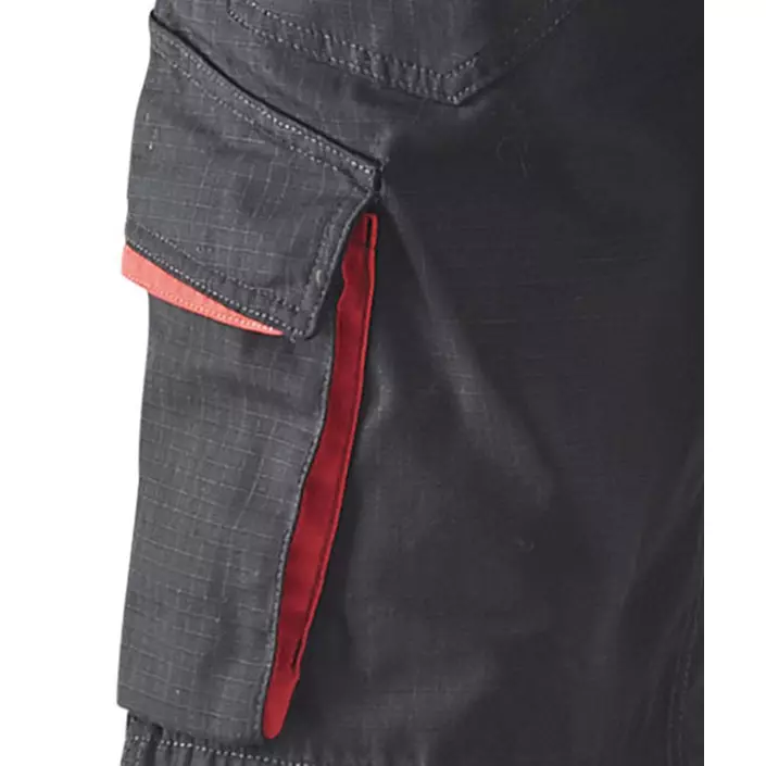 Blåkläder Unite work shorts, Black/Red, large image number 2