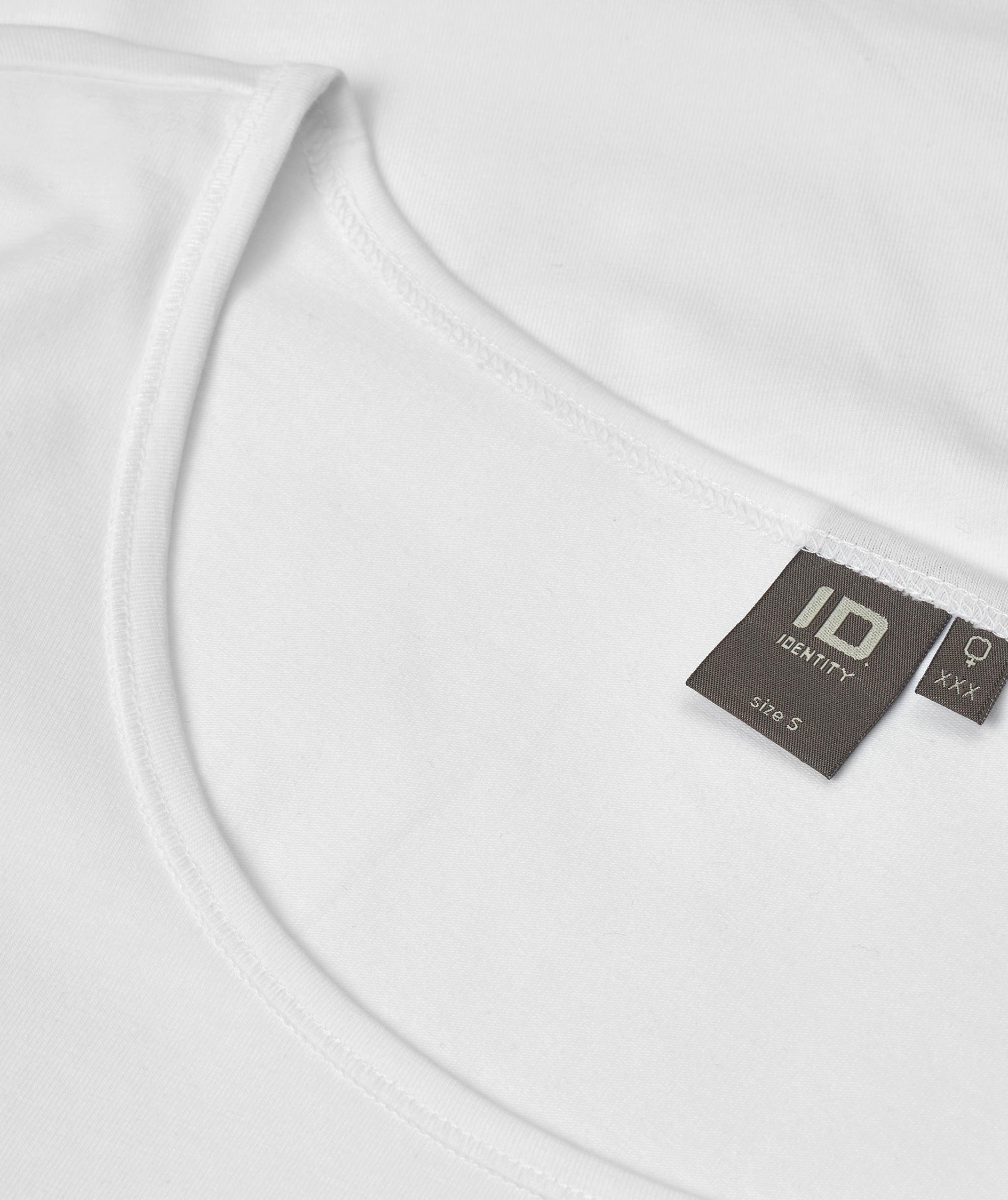 ID 3/4 sleeved women's stretch T-shirt, White, large image number 3