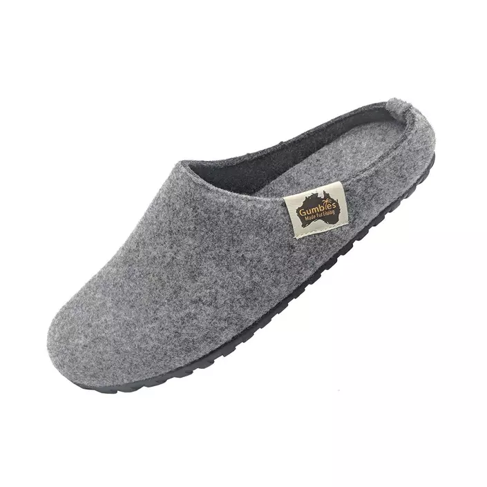 Gumbies Outback Slipper dame, Grey/Charcoal, large image number 0