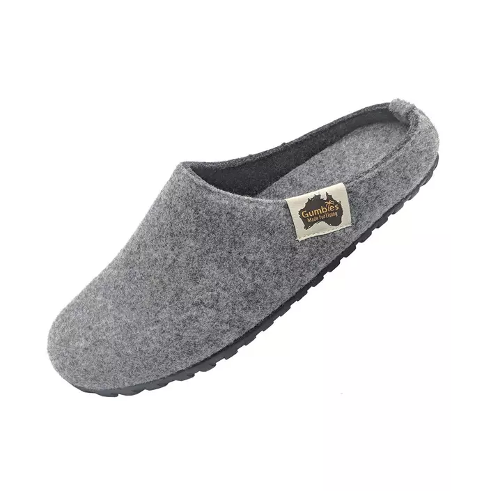 Gumbies Outback Slipper tofflor, Grey/Charcoal, large image number 0
