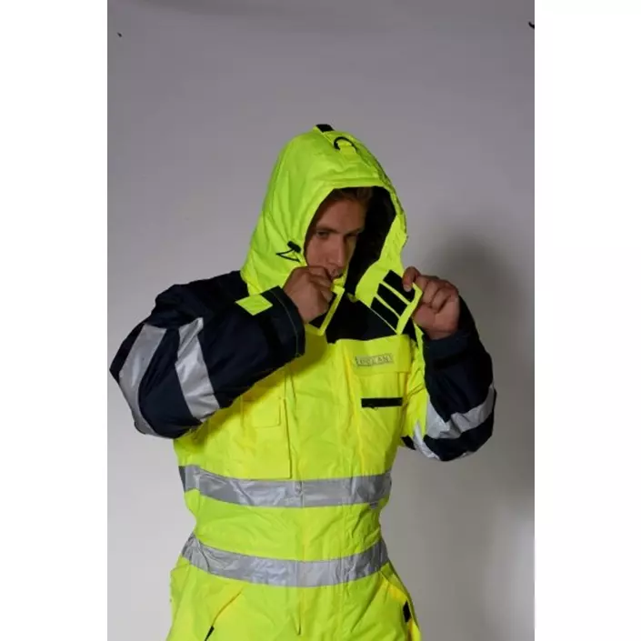 OCEAN thermo coverall, Hi-Vis yellow/marine, large image number 1