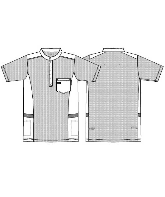 Kentaur  pique tunic, Lightblue, large image number 3