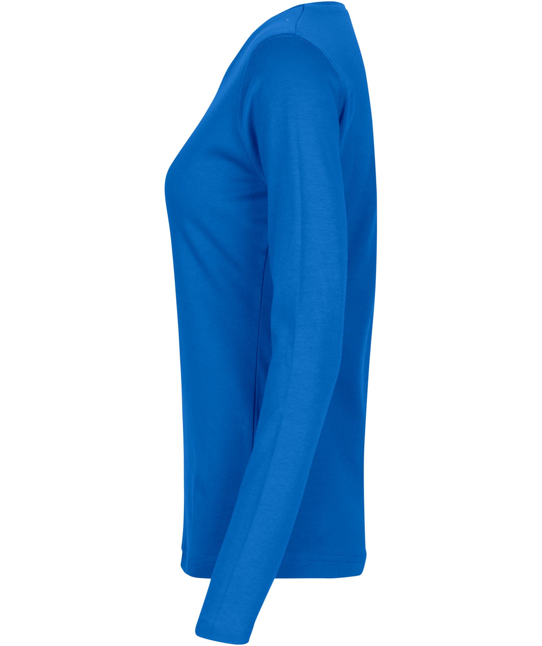 ID Interlock long-sleeved women's T-shirt, Azure, large image number 2