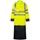 Lyngsøe PU raincoat, Hi-vis Yellow/Marine, Hi-vis Yellow/Marine, swatch