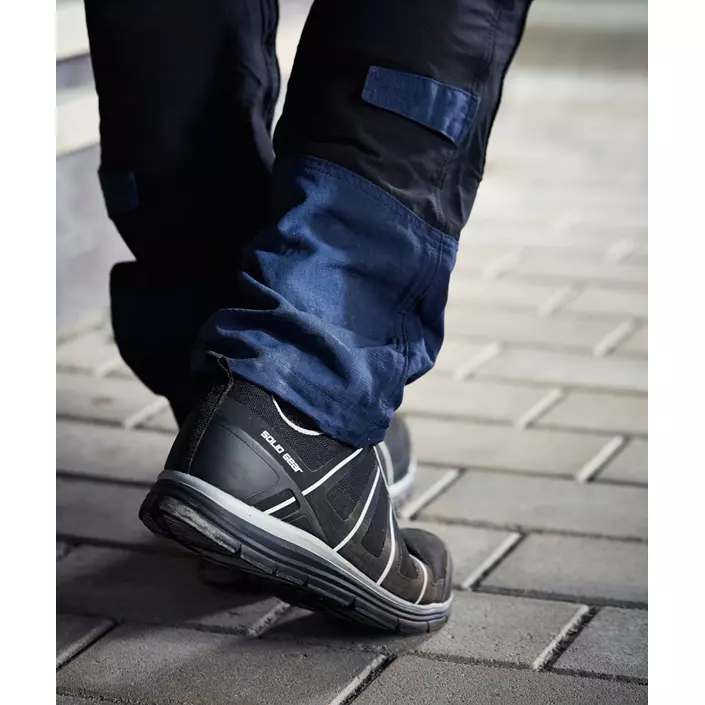 Solid Gear Evolution Black safety shoes S1P, Black, large image number 2