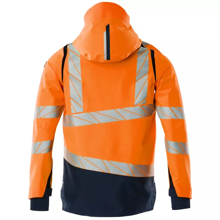 Mascot Accelerate Safe shell jacket, Hi-Vis Orange/Dark Marine, large image number 1