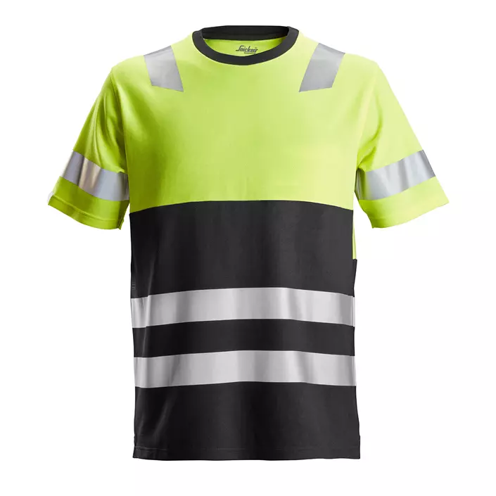 Snickers AllroundWork T-shirt 2534, Hi-vis Yellow/Black, large image number 0