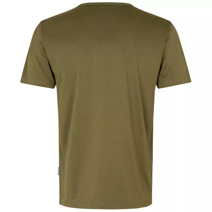 GEYSER Essential interlock T-shirt, Olivgrön, large image number 1