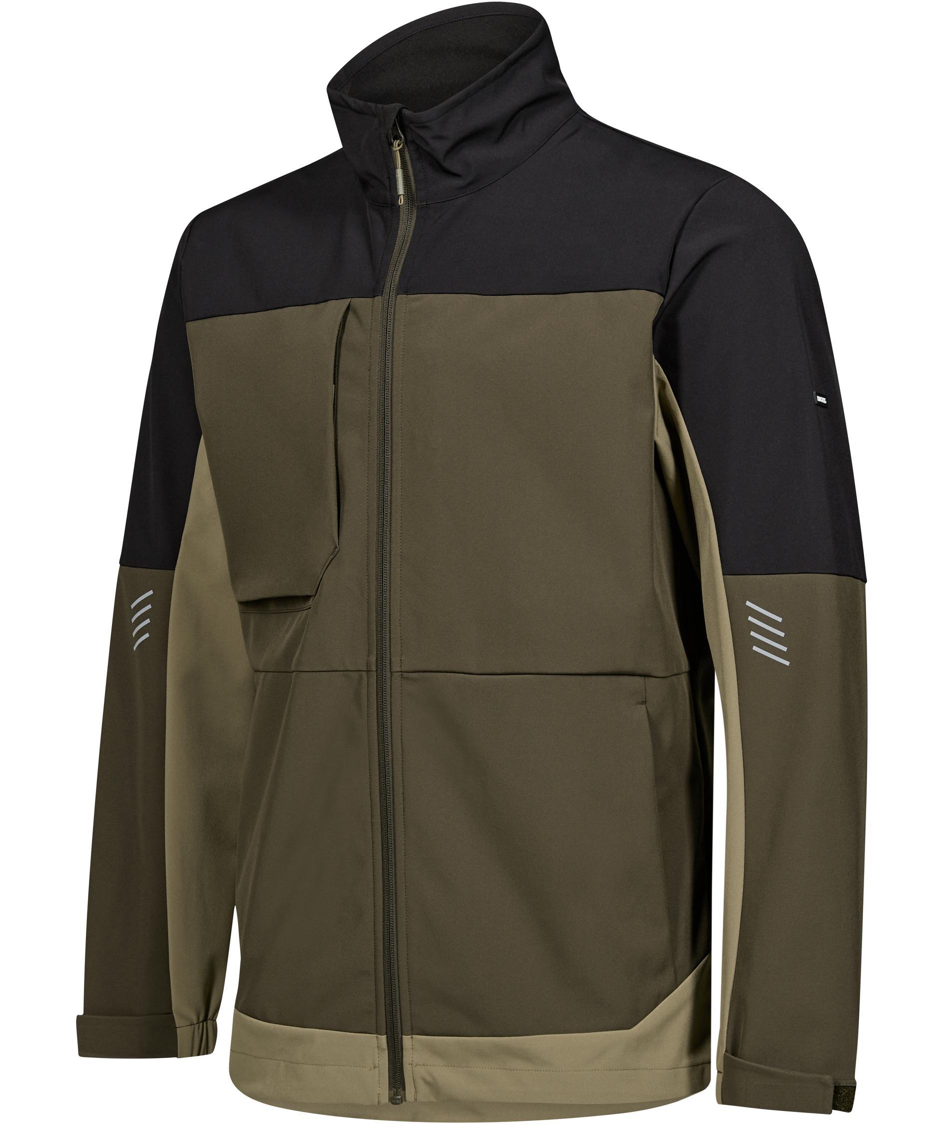 Engel Entire Softshelljacke, Forest Green/Black, large image number 5