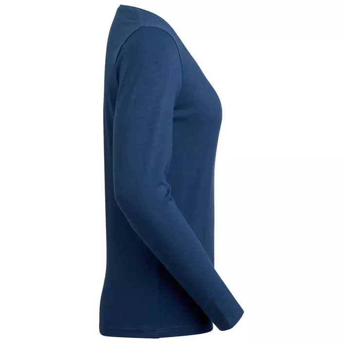 South West Lily organic long-sleeved women's T-shirt, Indigo Blue, large image number 1