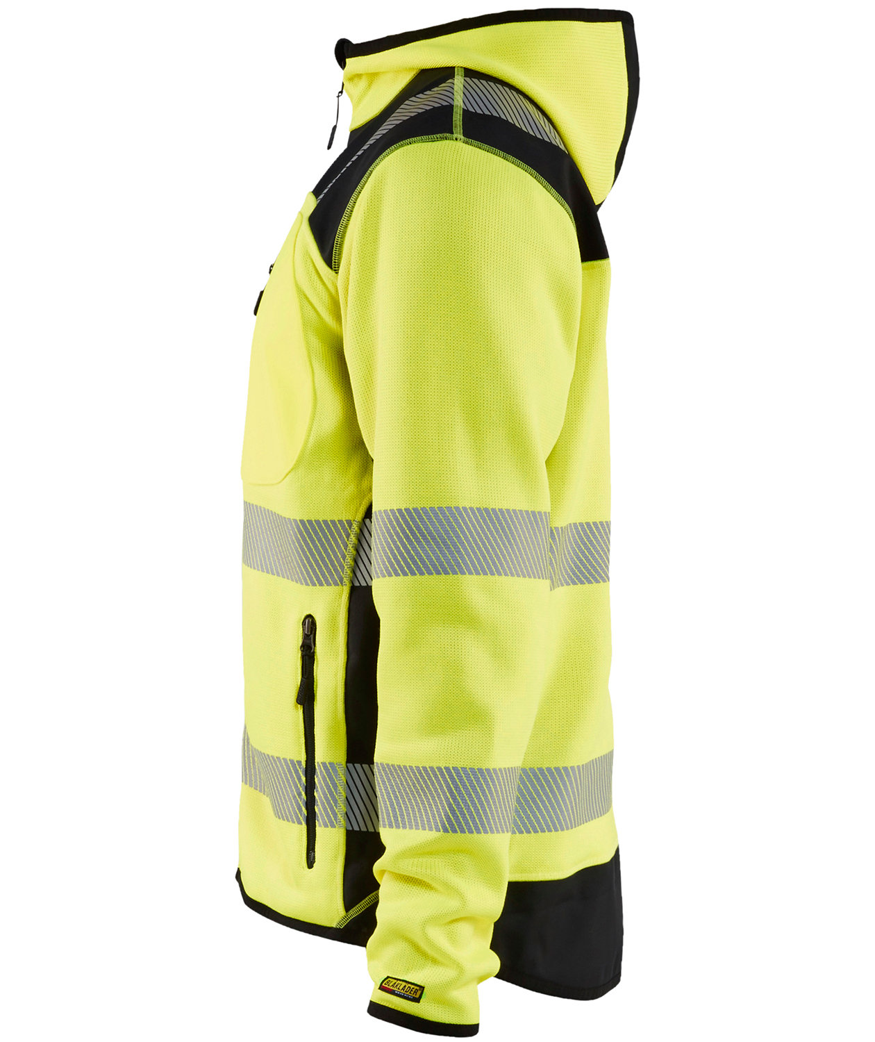 Bl&aring;kl&auml;der knitted softshell jacket, Hi-vis Yellow/Black, large image number 2