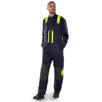 Fristads Flame coverall 1029 WEL, Marine/Hi-Vis yellow