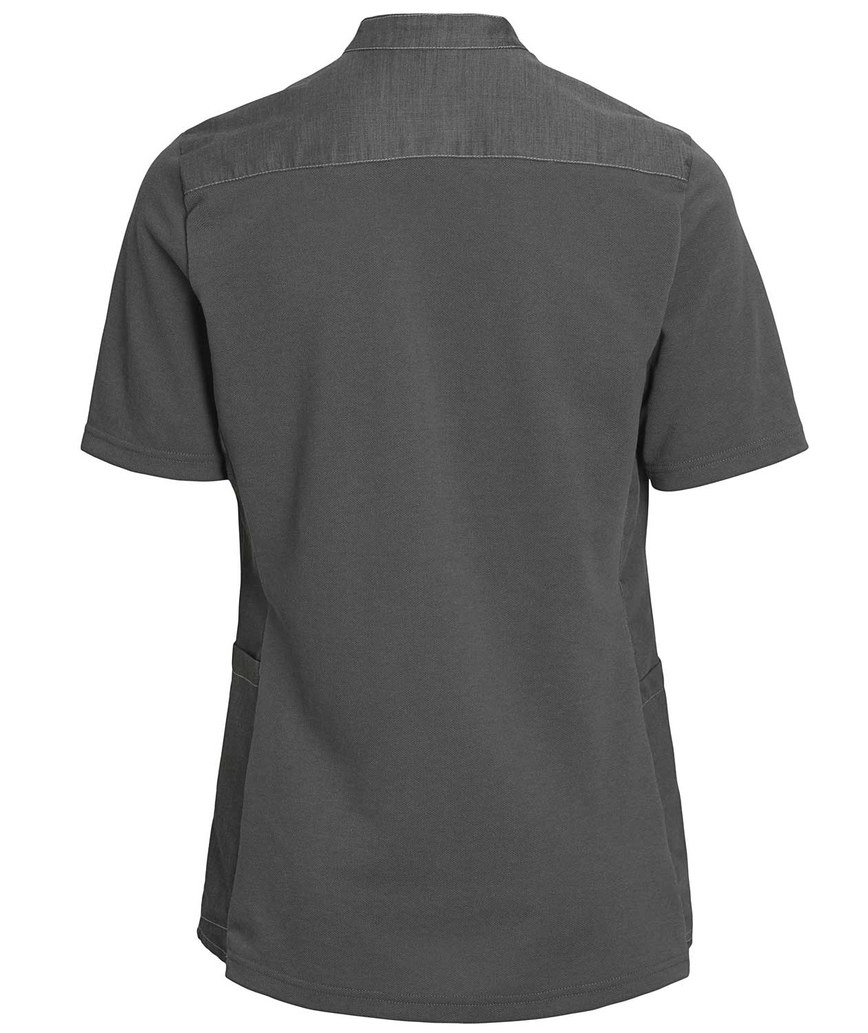 Kentaur kort&aelig;rmet dameskjorte, Gr&aring;&nbsp;Melange