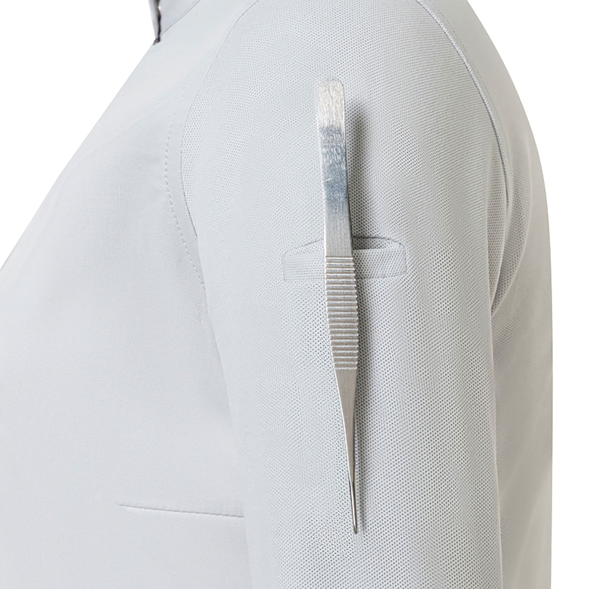 Karlowsky DIAMOND CUT&reg; Avantgarde women's chefs jacket, Silver Grey, large image number 5