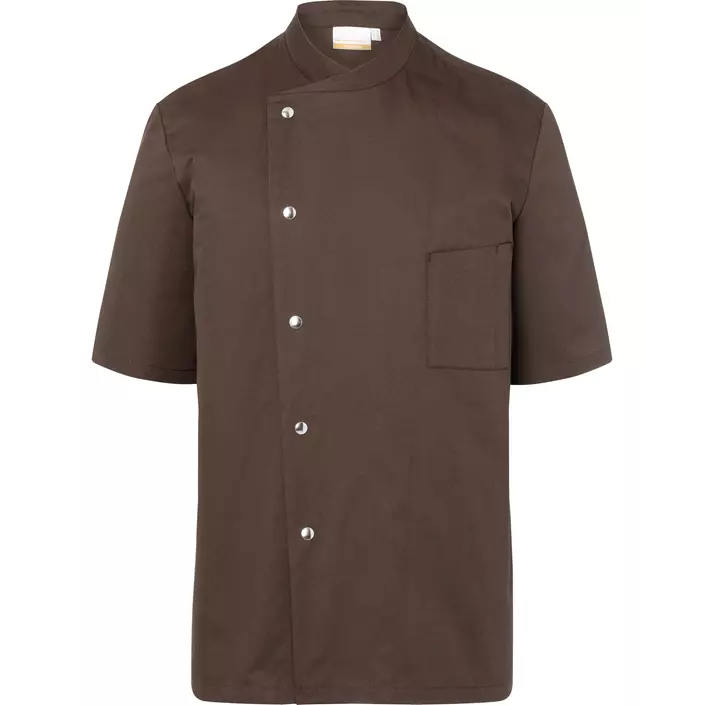 Karlowsky Gustav short-sleeved chef jacket, Light Brown, large image number 0
