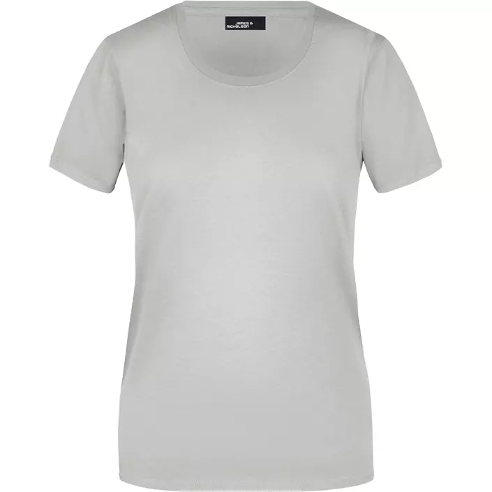 James & Nicholson Basic-T dame T-shirt, Light-Grey, large image number 0