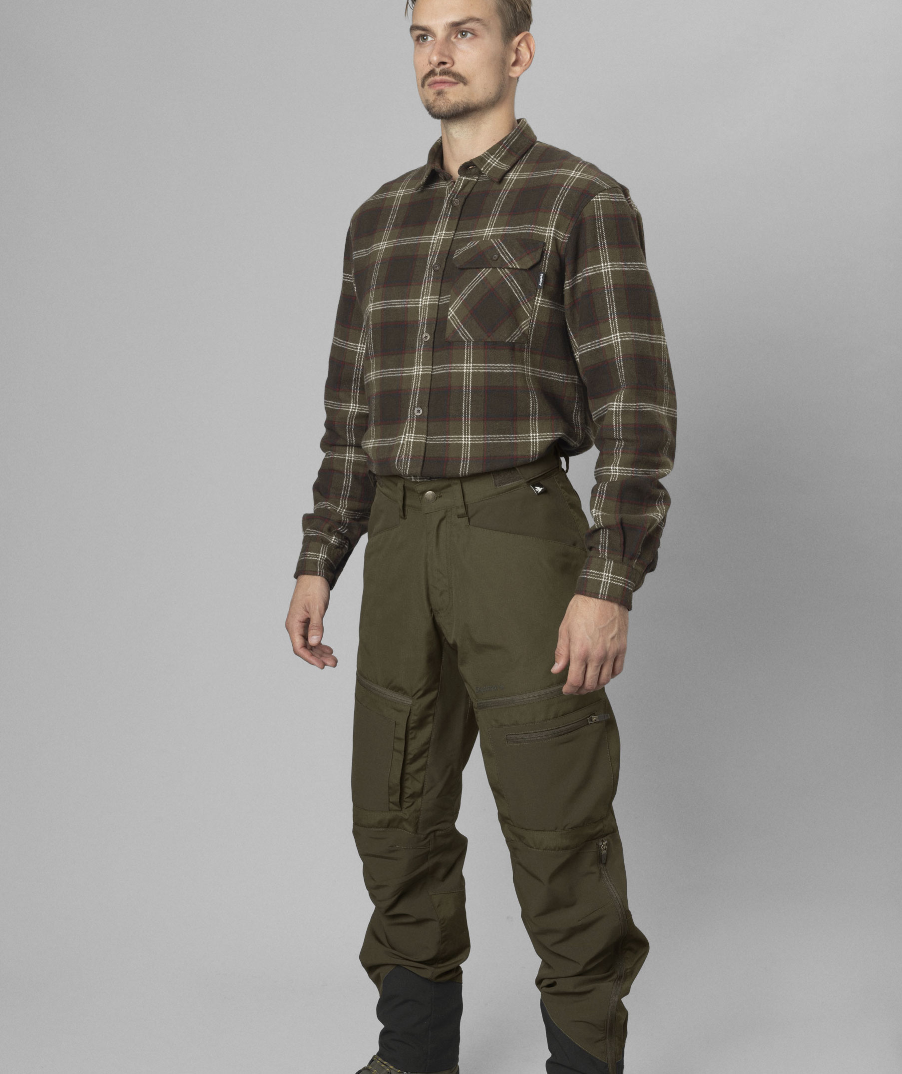 Seeland Glen lumberjack shirt, Pine green check, large image number 1