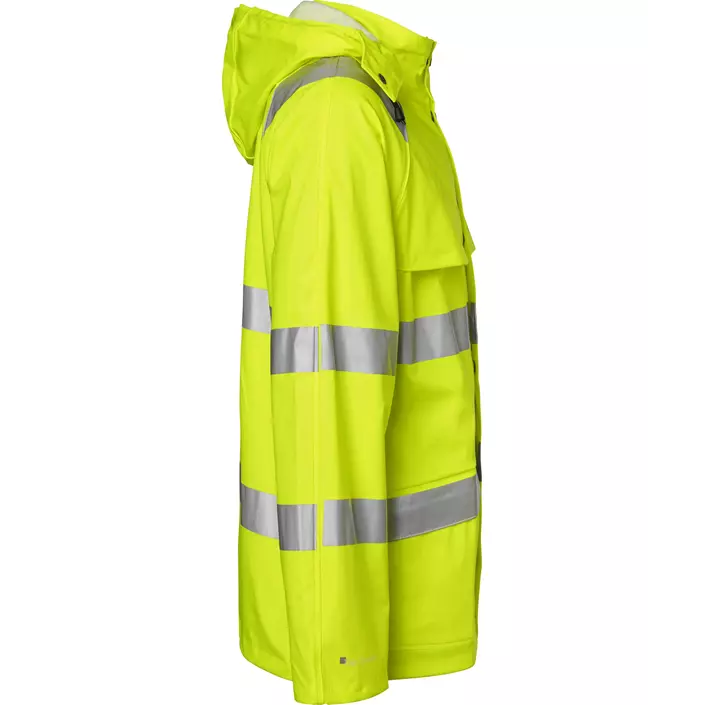 Top Swede rain jacket 9394, Hi-Vis Yellow, large image number 2