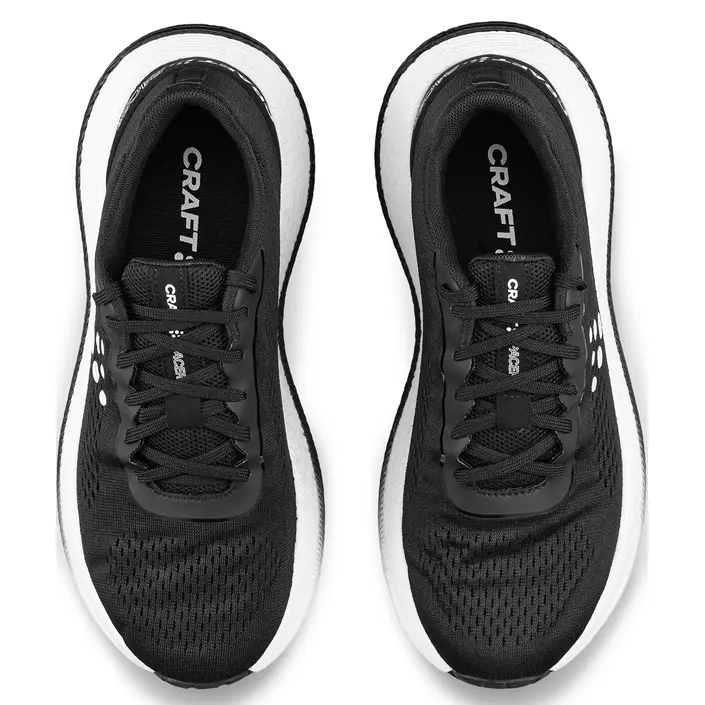 Craft Pacer running shoes, Black/white, large image number 3