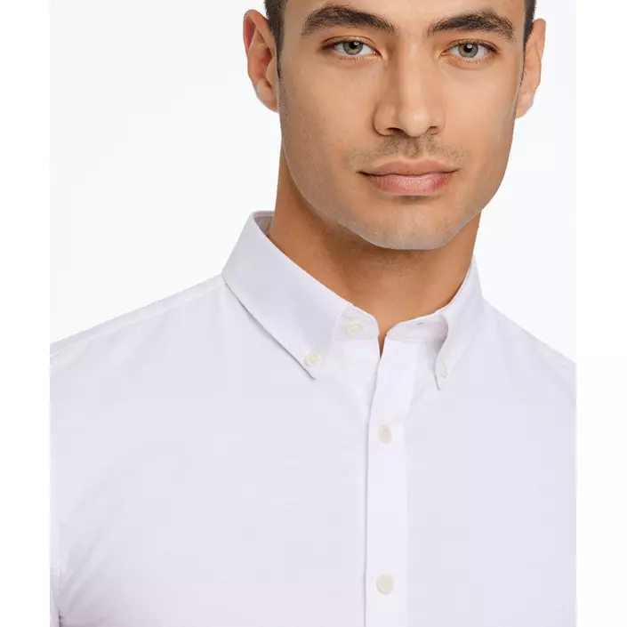 Lindbergh Oxford superflex skjorte, White , large image number 3