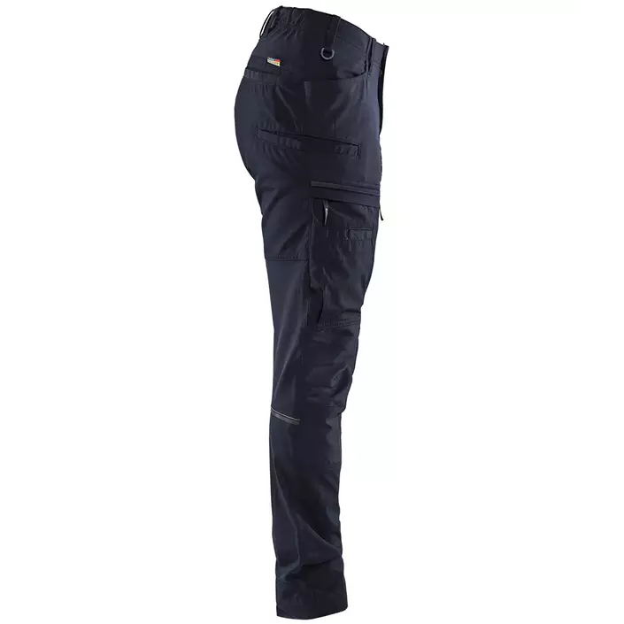 Blåkläder women's stretch service trousers, Navy/Black, large image number 2
