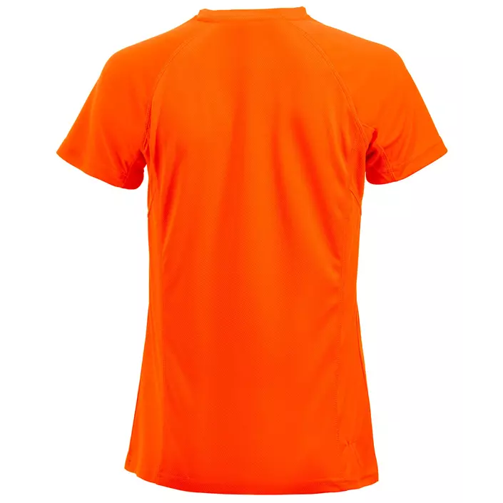 Clique Active Damen T-Shirt, Hi-vis Orange, large image number 2