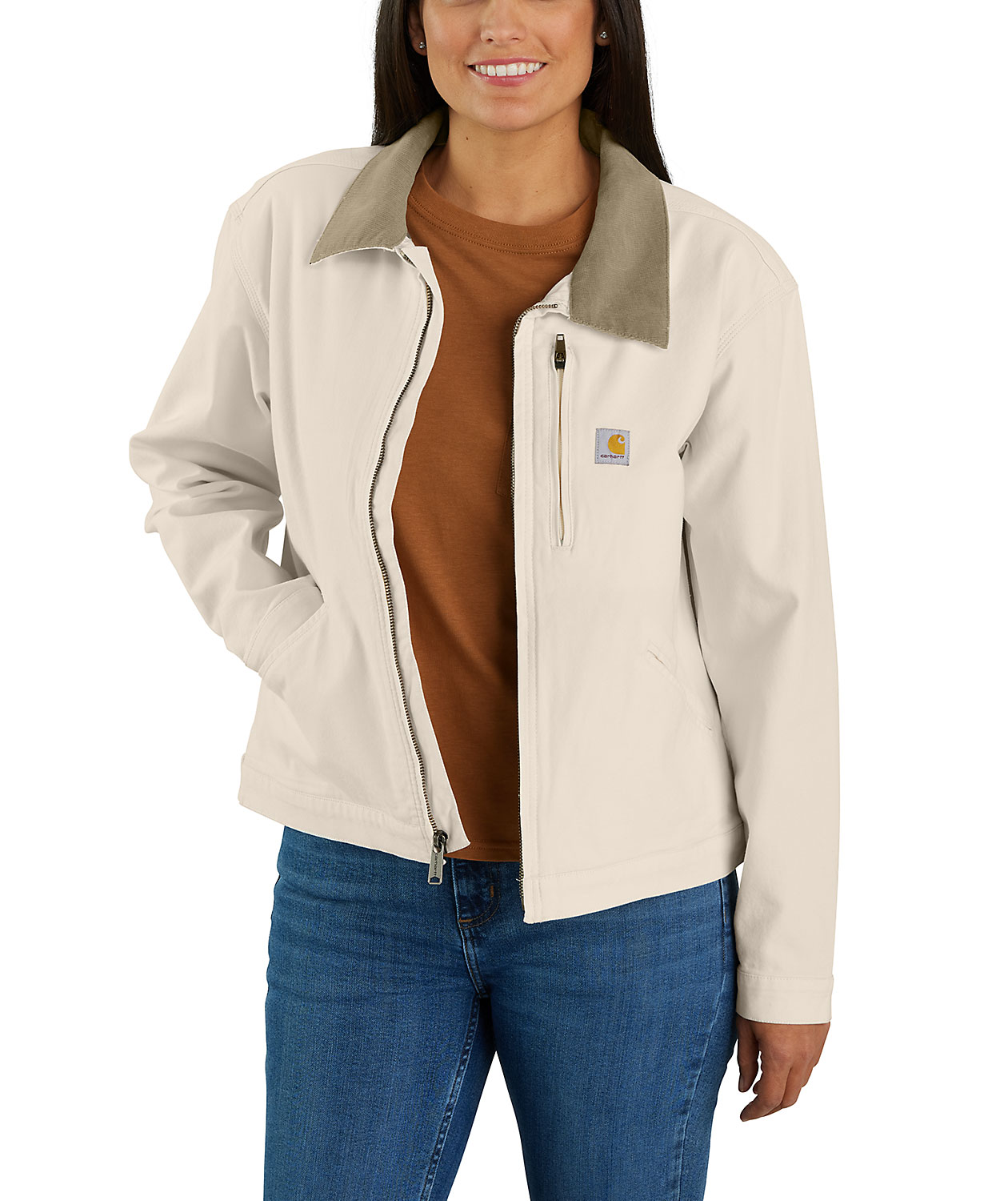 Carhartt Rugged Flex Detroit Damen Jacke, Natural, large image number 1
