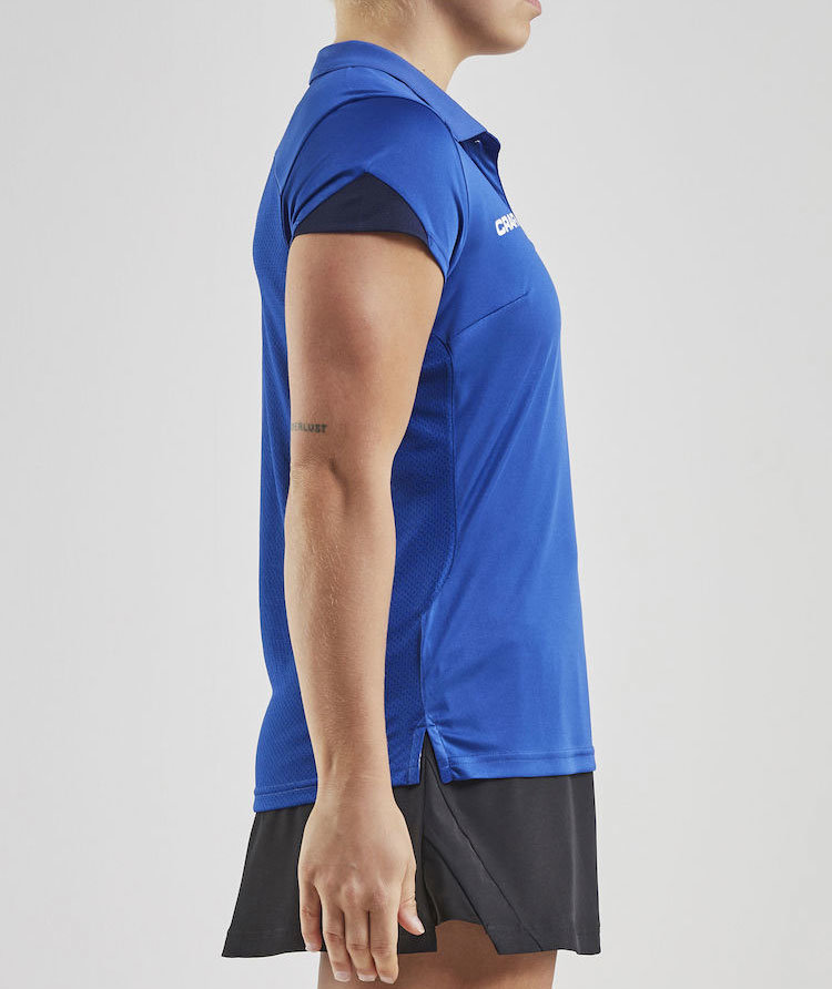 Craft Pro Control Impact dame polo T-shirt, Navy/Club cobolt, large image number 3