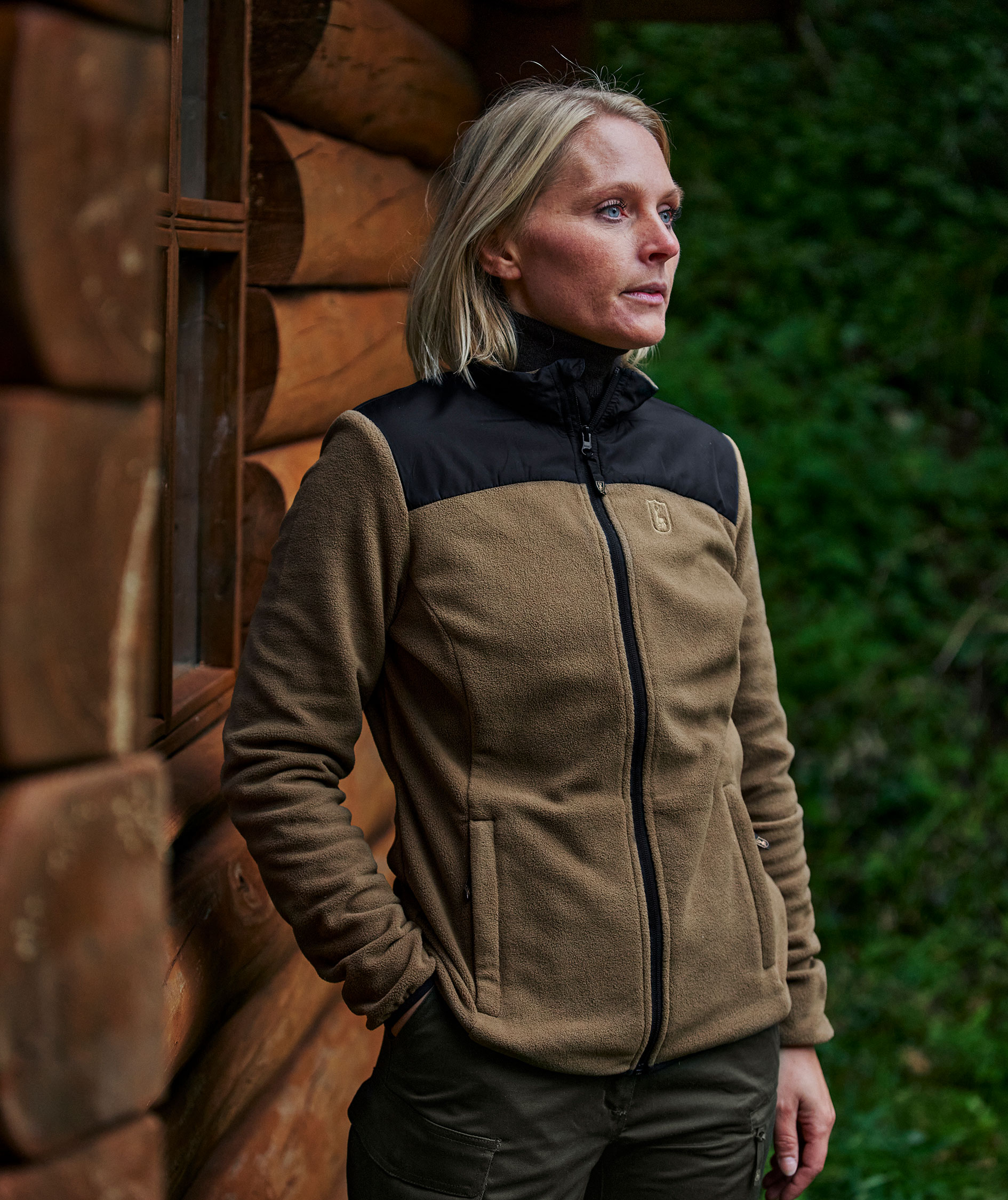 Deerhunter Northward women's fleece sweater, Hickory