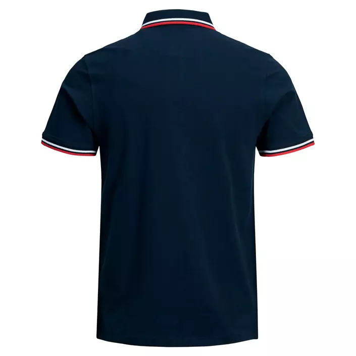 Jack & Jones JJEPAULOS kortermet polo T-skjorte, Navy Blazer, large image number 2