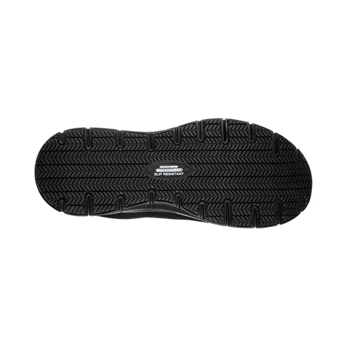 Skechers Flex Advantage SR Bendon work shoes OB, Black, large image number 4