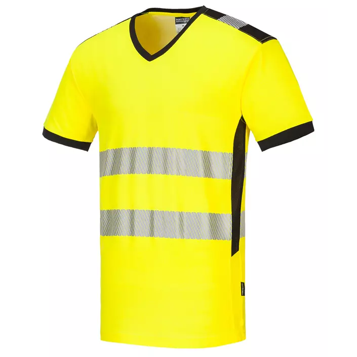 Portwest PW3 T-shirt, Hi-vis Yellow/Black, large image number 0
