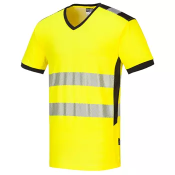 Portwest PW3 T-shirt, Hi-vis Yellow/Black