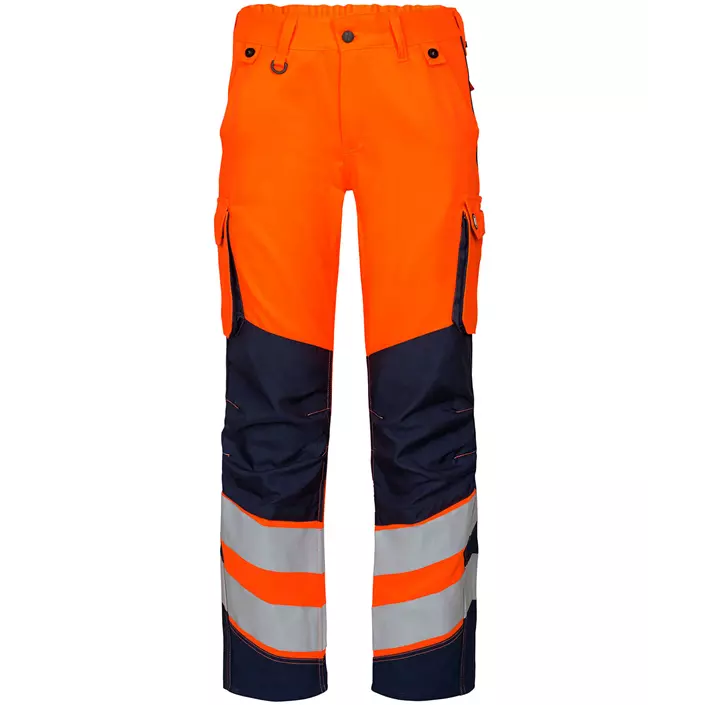 Engel Safety Light women's work trousers, Orange/Blue Ink, large image number 0