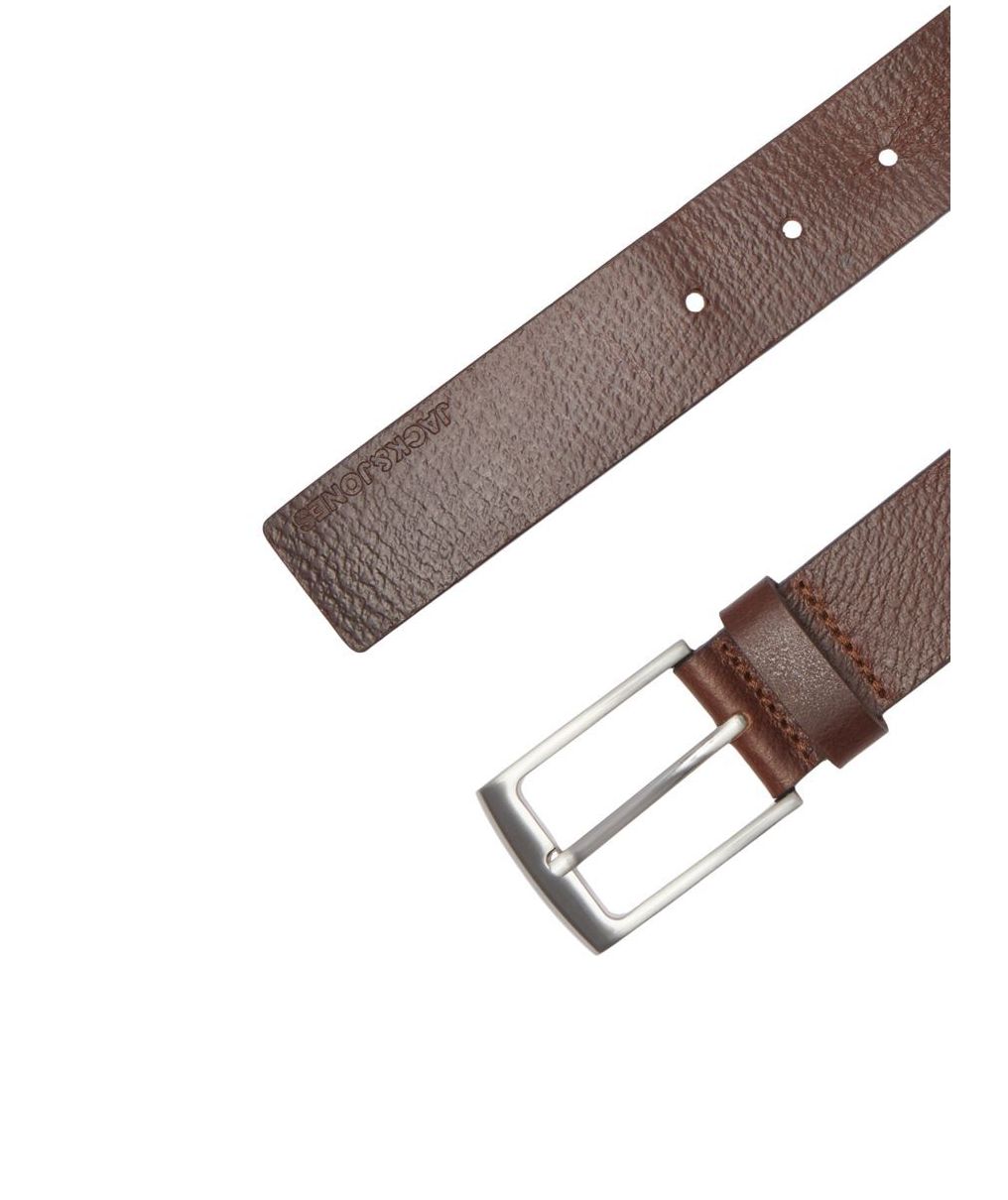 Jack & Jones JACSTOCKHOLM leather belt, Brown Stone, large image number 2