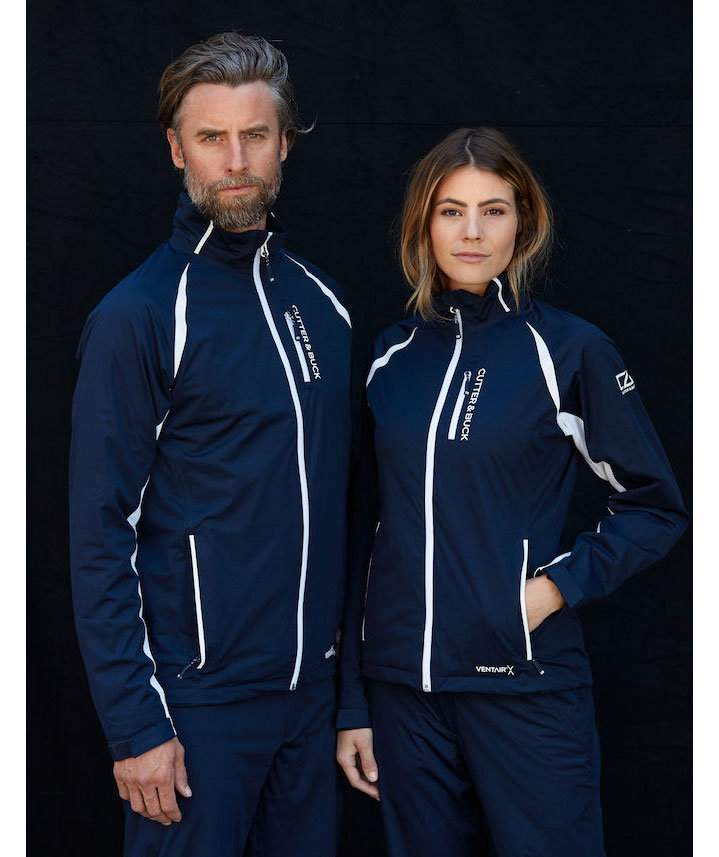 Cutter & Buck North Shore rain jacket, Navy/White, large image number 4