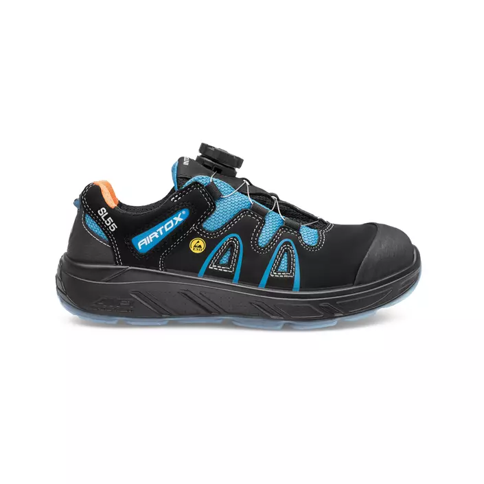 Airtox SL55 safety shoes S3, Black/Blue, large image number 2