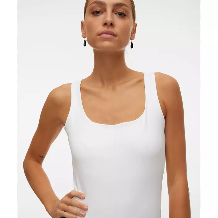 Vero Moda VMMILLION SQUARE 2-way topp dam, Bright White, large image number 4