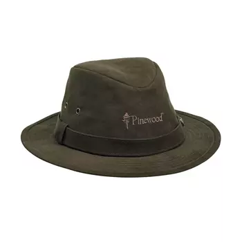 Pinewood Hat med vendbart bånd, Suede Brown